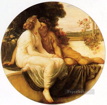 アクメとセプティマス 1868 年のアカデミズム フレデリック・レイトン Oil Paintings